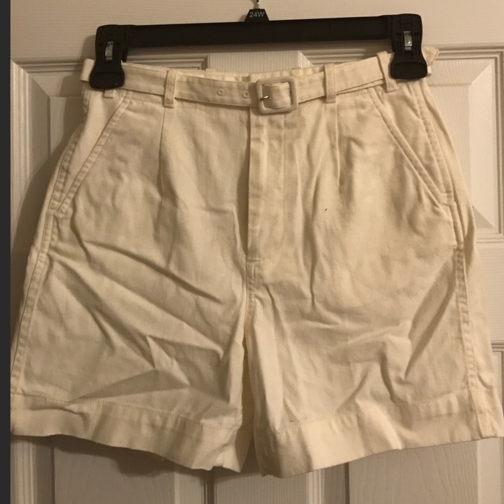 Vintage 1980 Ralph Lauren White Cotton Shortts